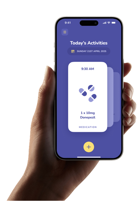 Patient activity view on the Elli mobile app